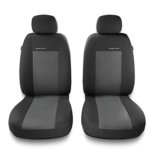Mossa Coprisedili Anteriori Compatibili Con Renault Clio Ii, Iii, Iv (1990-2019) - Fodere Sedili - Set Coprisedili Auto Universali - 2Une-2