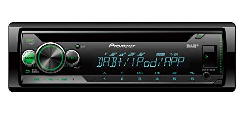Pioneer Deh-S410Dab, 1Din Autoradio, Lettore Cd Con Fm E Dab+, Mp3, Usb E Entrata Aux, Illuminazione Rgb, Smart Sync App, Equalizzatore A 5 Bande