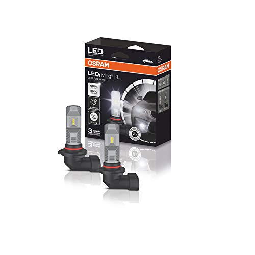 Osram Ledriving Fl, Codice Corrispondente Ece H10, Fendinebbia, 9745Cw, 12V, Astuccio (2 Lampade), Bianco Freddo, Set Di 2