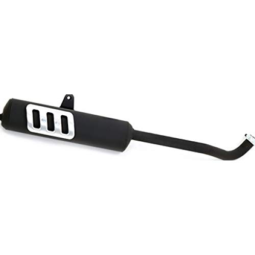 Giannelli Marmitta Piaggio Ciao Ovale '83/01 "New Original Power"Nera Protezione Alluminio