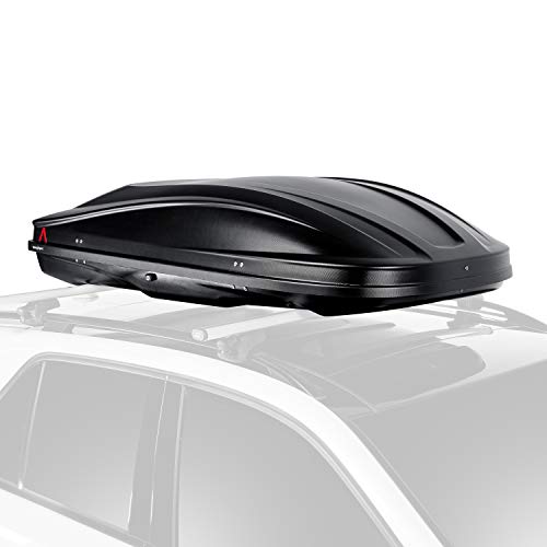 G3 G322406 Box Da Tetto Spark 520, 420 Litri, Nero Metallizzato Opaco