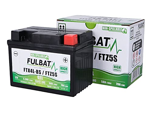 Fulbat - Batteria Moto Gel Yb4L-B / Fb4L-B 12V 5Ah