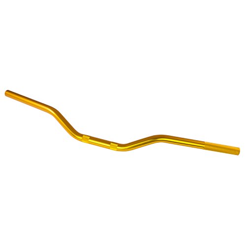 Manubrio Alluminio Moto Atv Scooter Custom Piega Bassa Diametro 22 Mm Oro