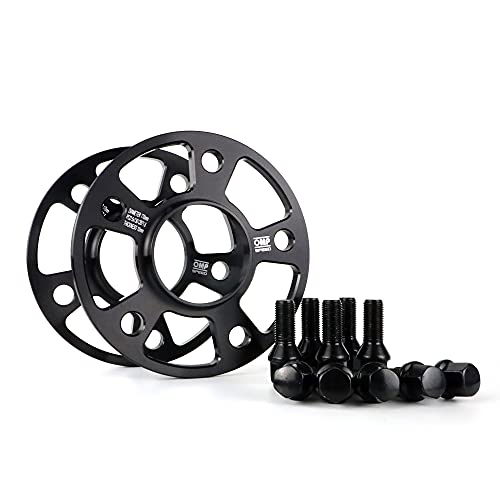 Omp Speed - Set Distanziali Doppio Centraggio/Doppio Fissaggio 10 Mm 5 X 130/5 X 130 Cb, Altezza: 71,6 Cb, Lunghezza: 71,6, Od: 170 M14 X 1,5, Nero