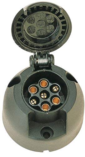 Cartrend 80111 Presa A 7 Poli, 12 Volt, Iso 1724, Din 72577