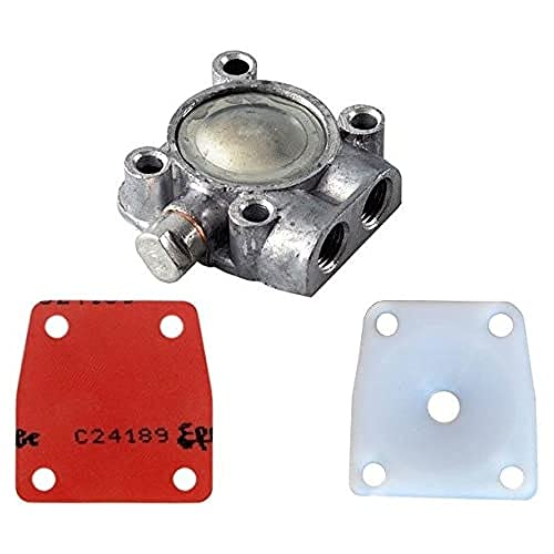 Cyclingcolors Pompa Carburante + Membrana Rossa + Sede Membrana Per Solex 3800, Taglia Unica