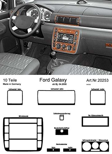 Richter 20253/96 Interno Set Galaxy 4/00 - 10 Pezzi