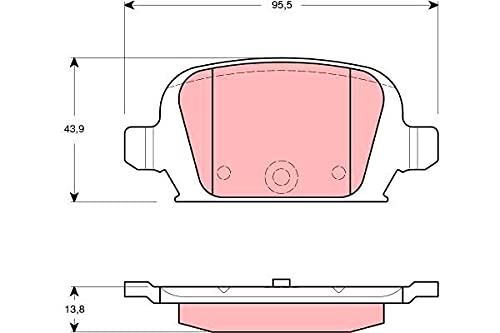 Trw Automotive Aftermarket Gdb1412 Pastiglia Freno