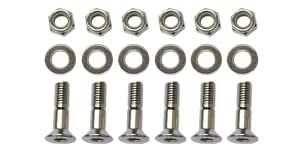Moto Master Viti Pignone Moto Europee 6X M8-1.25X26Mm Con Inserto Torx, Incluso Dado Di Bloccaggio Flangiato Fuji