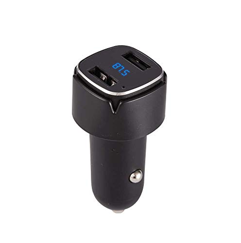 Auto Companion - Trasmettitore Fm E Caricabatteria Universale Per Auto Con 2 Porte Usb E Funzione Bluetooth
