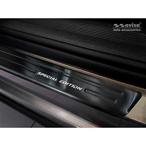 Autostyle Av 235139 Protezione Di Soglia Posteriore Acciaio Inox Grand Scenic Iv 2016- 'Ribs', Silver