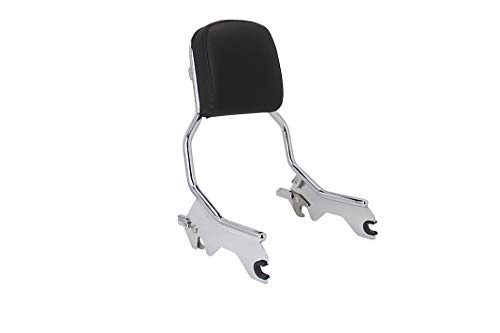 Schienale Modello Soft Nero Customacces Per Harley Davidson Softail Slim Flsl 18'-20', Harley Davidson Softail Deluxe Flde 18'-20'
