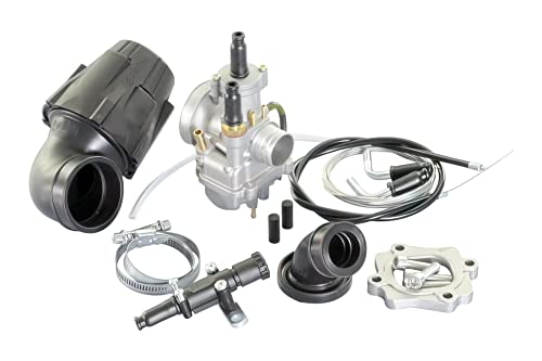 Carburatore Polini Per Scooter Aprilia 50 Scarabeo Dal 1993 Al 2001 177.0092 / Kit Carbu Cp 21