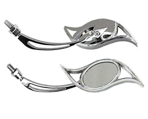 A-Pro Manubrio Specchio Paio Di Custom Moto M10 Cromo Chrome Dx + Sx