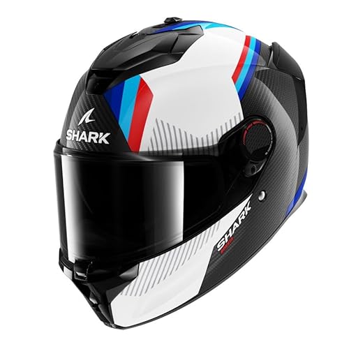 Shark, Casco Moto Integrale Spartan Gt Pro Carbon Dokhta Black/White/Blue Dwb, M