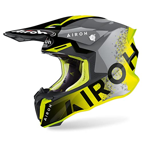 Airoh Casco Twist 2.0 Bit Yellow Gloss Xs