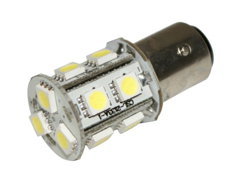 Eufab 13531 - Lampadina A Led Ba15Ds Con 13 X 3 Chip Smd, Colore: Bianco