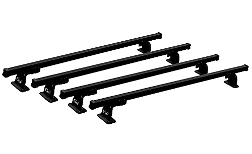 9420 Serie 4 Barre Portatutto Professional Pre-Montate Complete Di Attacchi