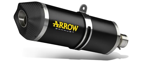 Arrow Marmitta Omologata Race Tech Alluminio Dark Raccordo Saldato Cf Moto 800Mt '22 Ric.Originale + Ric.Arrow