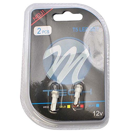 M-Tech Lb053 W Blister 2 X Led-T5 1 X Smd5050 12 V, Bianco