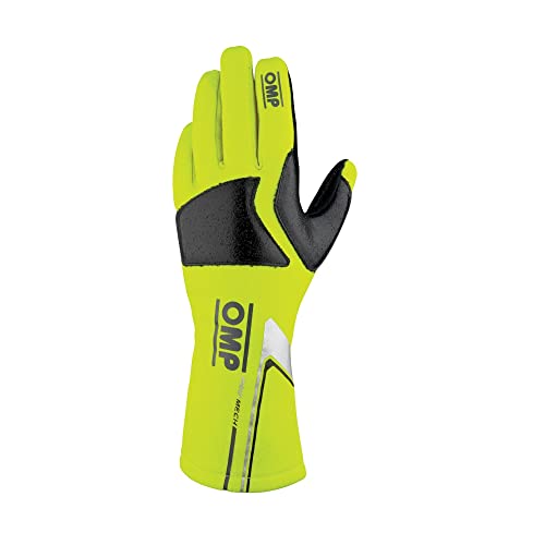 Omp Pro Mech-S Guanti Giallo Fluo Tg. Xl Fia 8856-2018