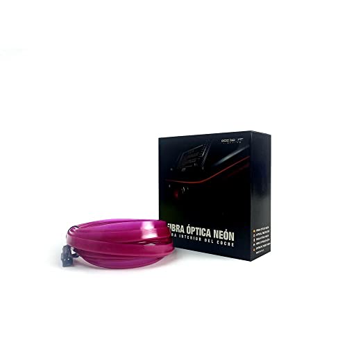 Tira De Alambre De Neón De Fibra Óptica Colore Violeta