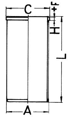 Ks Kolbenschmidt 89 734 190 Cilindro Del Vaso