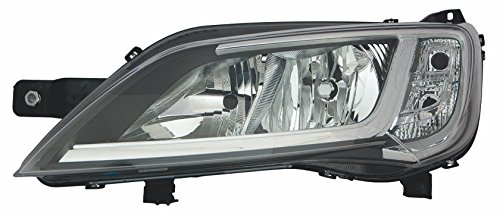 Tarostrade 37-2990-L-91261 Faro Anteriore Per Lampadine H7 Con Motore Cromato Lato Sinistro