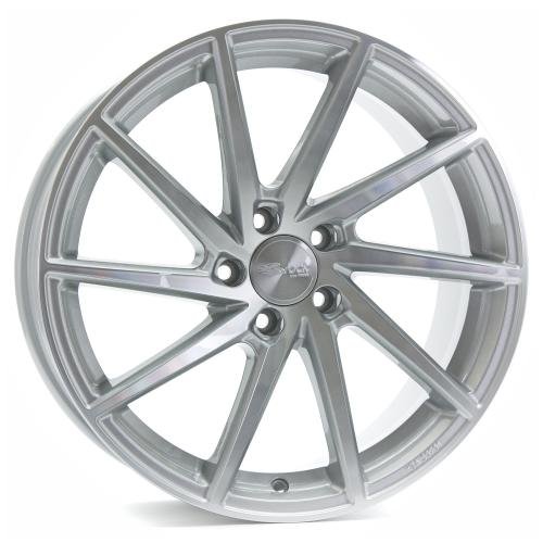 B37 Brock 9 X 20 Et 43 Girobulloni 5 X 114 Hub Centraggio 70.7 580080944, Cristallo Argento Front-Polished