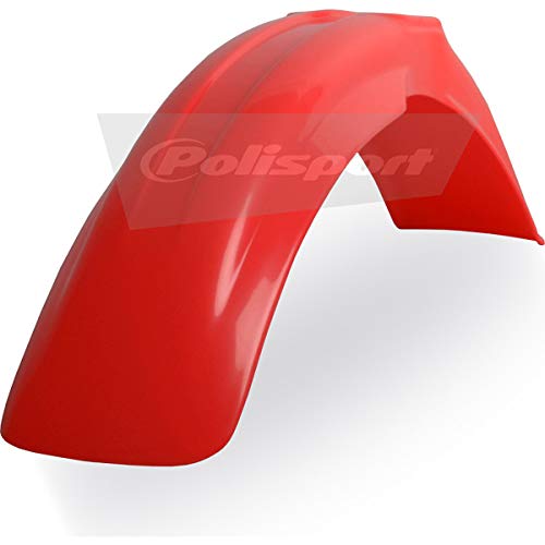 Polisport 8591000010 - Parafango Anteriore Replica Oem Realizzato In Plastica Lucida Durevole E Resistente Compatibile Con Le Moto Honda In Colore Ros