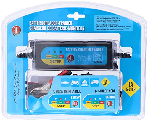 All Ride 871125248737 Caricabatteria Ar, 12V, 1A