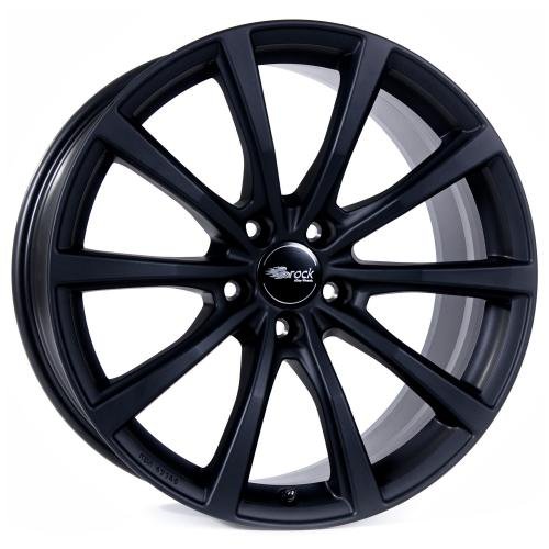 B32 Brock 7,5 X 18 Et 49 Girobulloni Hub 5 X 112 57,1 Di Centraggio 580071391, Black-Matt Dipinto