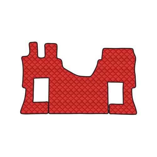 Lampa 96546 Tappeto Unico Ecopelle, Rosso