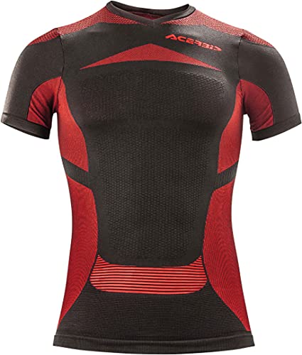 Maglia X-Body Summer Mc Nero/Rosso S/M