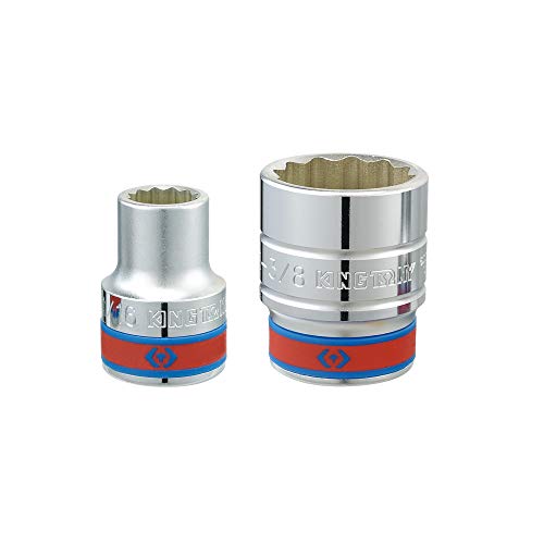 King Tony 633028S 12 Punti Per Chiave A Bussola, 7/8 "/3/4"