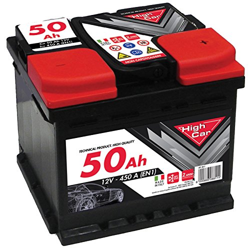 Batteria Auto Da 50Ah 450A 12V Polo Positivo Destro Cassetta L1