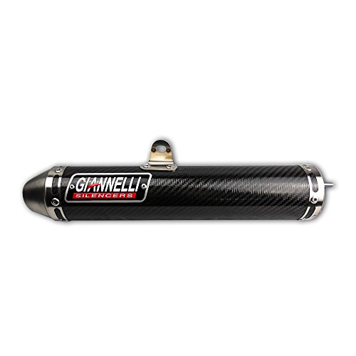 Giannelli Silenziatore Yamaha Dt 125 R X-Re '04/06 Omologata Cee E13 0000 Corpo In Carbonio