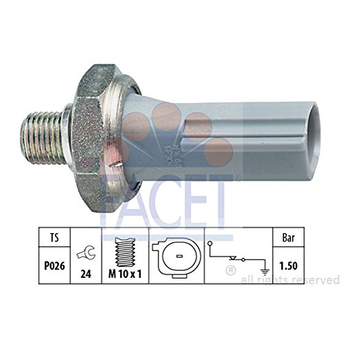 Facet 7.0176 Interruttore A Pressione Olio