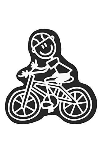 Family Car Decals Adh06679 Adesivo Uomo Bici My Family