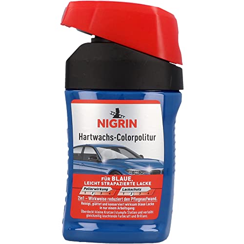 Nigrin Lackpflege Hartwachs-Colorpolitur Blau 300Ml