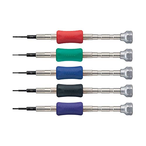 Vessel - Set Di 5 Cacciaviti Torx Plus E Torx Di Precisione
