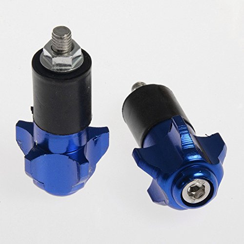 A-Pro, Bilanciatori Arrotondati, Universali Per Moto Mofa, 17 Mm, Blu