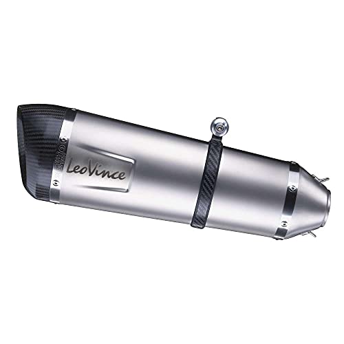 Leovince Kit Silenziatore Factory-S Ø54 L=350 Inox With Lasered Leovince Logo