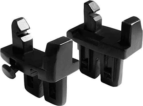 Hauck Adattatori Per Fissare L'Ovetto Neonato Comfort Fix - Adatto Per Passeggino Doppio Duett 2, Dalla Nascita Fino A 13Kg, 2 Pezzi - Nero