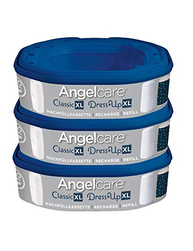 Angelcare - Ricarica Mangiapannolini Ottagonale, Quantità A Scelta, Pacchetto Di 3