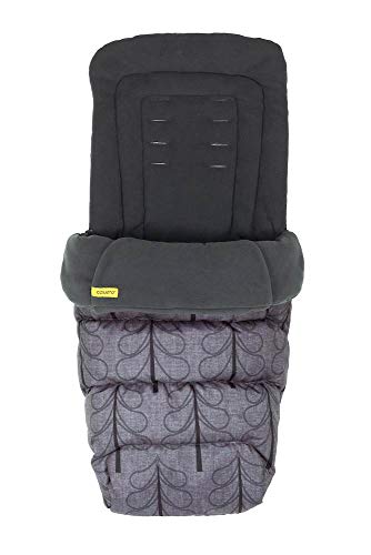 Cosatto Universal Footmuff – Cosy Toes, All Season Quilted Pushchair Liner, Washable (Fika Forest)