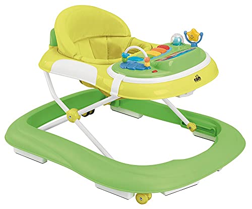 Cam Il Mondo Del Bambino - Art.V253/D - Girello Giocando - Perfetto Da 0 A 18 Mesi - Verde