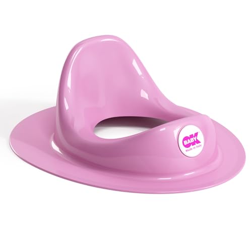 Okbaby Ergo - Riduttore Per Wc Con Seduta Ergonomica E Confortevole - Rosa