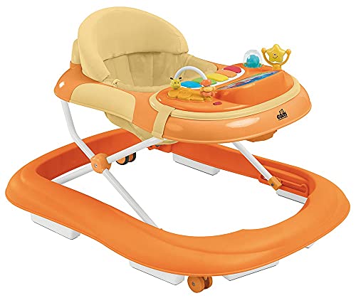 Cam Il Mondo Del Bambino - Art.V253/E - Girello Giocando - Perfetto Da 0 A 18 Mesi - Arancione