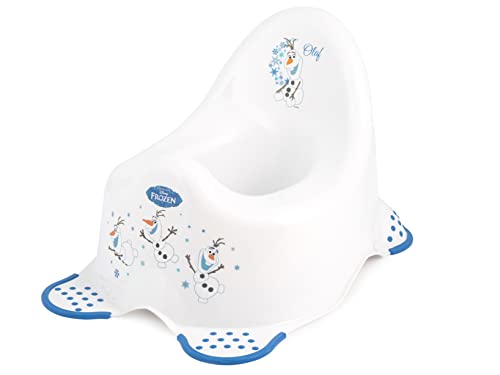 Lulabi Disney Frozen, Olaf, Vasino Con Piedi Antiscivolo, Bianco